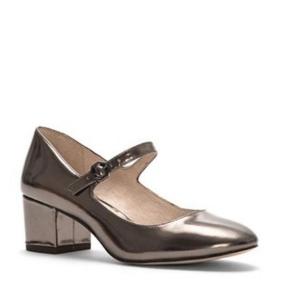 Louise et Cie Iron (Metallic) Korrie Mary Janes 8.5 - Picture 1 of 13